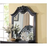 B8650-060 New Classic Furniture Jaquelyn Black Bedroom Furniture Mirror