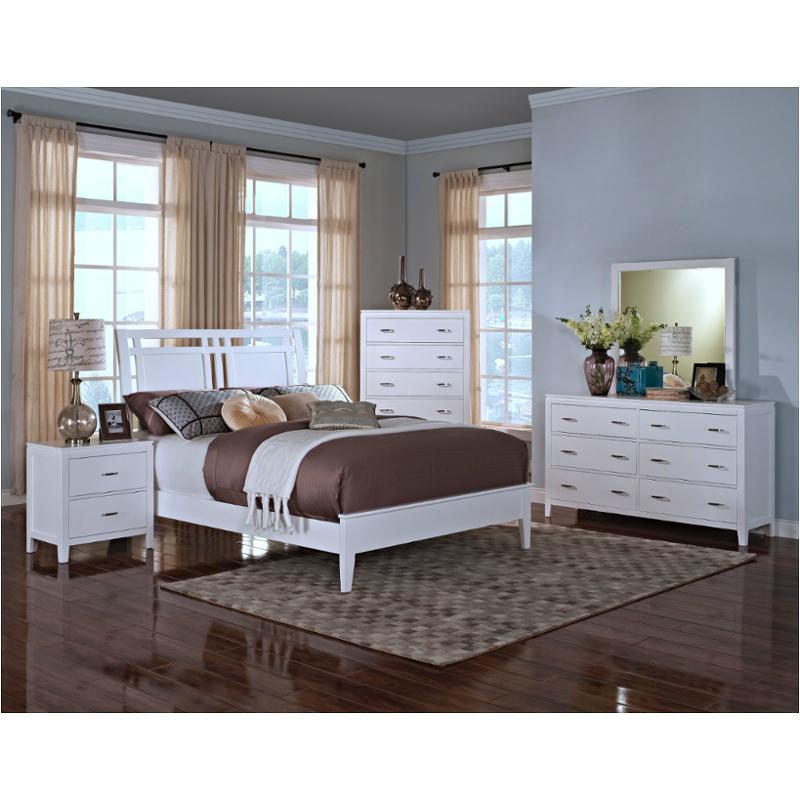 00-144-315-w New Classic Furniture Selena - White Bedroom Furniture Bed