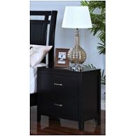 00-144-040-b New Classic Furniture Selena - Black Bedroom Furniture Nightstand