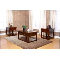 T9907-20 New Classic Furniture Houston - Burnished Cherry Living Room Furniture End Table