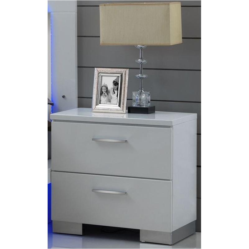 B2643-040 New Classic Furniture Sapphire White Night Stand