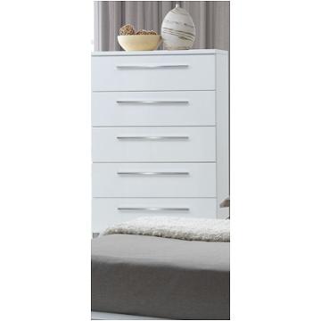 B2643-070 New Classic Furniture Sapphire White Bedroom Furniture Chest