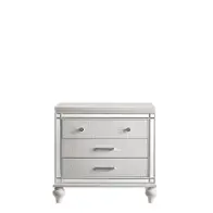 Ba9698w-040 New Classic Furniture Valentino - White Bedroom Furniture Nightstand