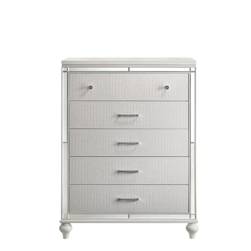 Ba9698w-070 New Classic Furniture Valentino - White Chest - White