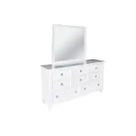 Bb044w-060 New Classic Furniture Tamarack - White Bedroom Furniture Mirror