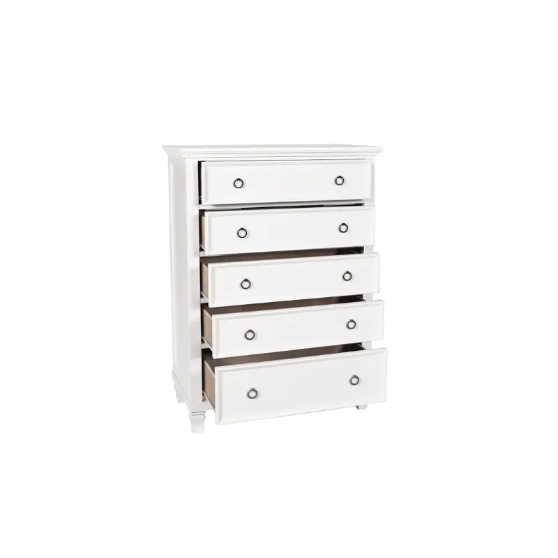 Bb-044w-070 New Classic Furniture Tamarack - White Bedroom Furniture Chest