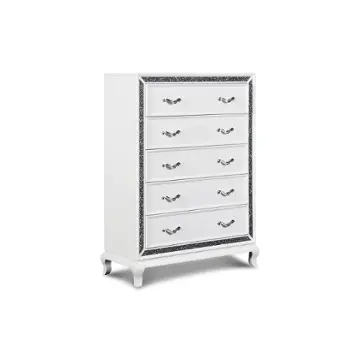 B0931w-070 New Classic Furniture Park Imperial - White Bedroom Furniture Chest
