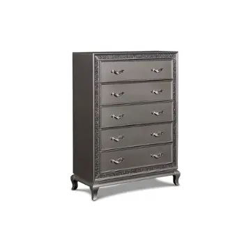 B0931p-070 New Classic Furniture Park Imperial - Pewter Bedroom Furniture Chest