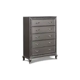 B0931p-070 New Classic Furniture Park Imperial - Pewter Bedroom Furniture Chest