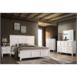 B677w-315 New Classic Furniture Andover - White Bedroom Furniture Bed