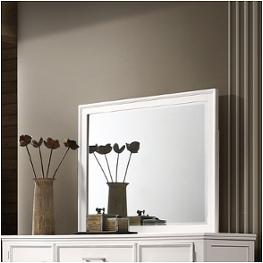 B677w-060 New Classic Furniture Andover - White Bedroom Furniture Mirror
