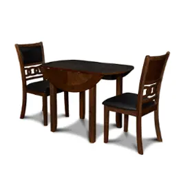 D1701-40s-brn New Classic Furniture Gia - Brown Dining Room Furniture Dining Table