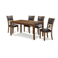 D1701-160-brn New Classic Furniture Gia - Brown Dining Room Furniture Dining Table