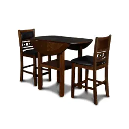 D1701-42s-brn New Classic Furniture Gia - Brown Dining Room Furniture Counter Height Table