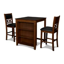 D1701-32s-brn New Classic Furniture Gia - Brown Dining Room Furniture Counter Height Table