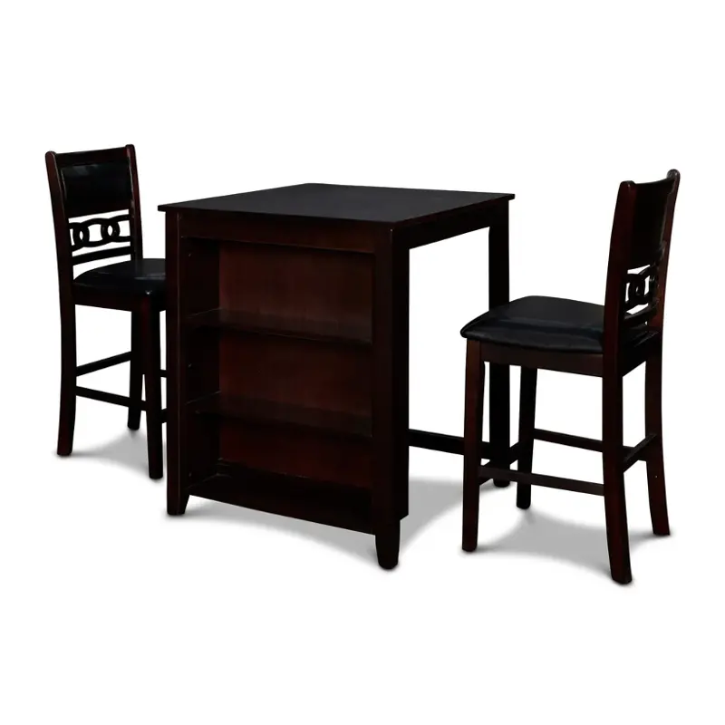 D1701-32s-eby New Classic Furniture Gia - Ebony Dining Room Furniture Counter Height Table