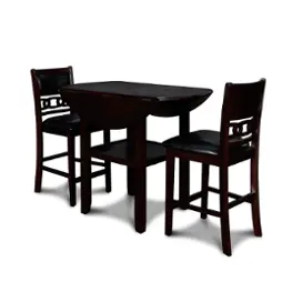 D1701-42s-eby New Classic Furniture Gia - Ebony Dining Room Furniture Counter Height Table