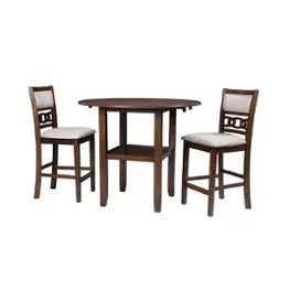 D1701-42s-chy New Classic Furniture Gia - Cherry Dining Room Furniture Counter Height Table