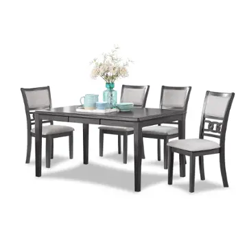 D1701-160-gry New Classic Furniture Gia - Gray Dining Room Furniture Dining Table