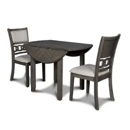D1701-40s-gry New Classic Furniture Gia - Gray Dining Room Furniture Dining Table