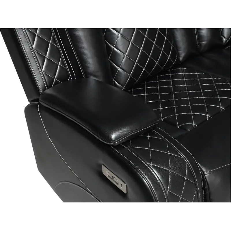 U1769-25rp2-blk New Classic Furniture Orion Sectional