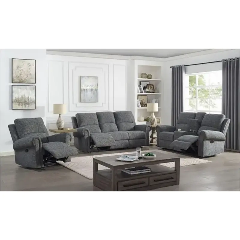 U1172-13p1-gry New Classic Furniture Connor Living Room Furniture Recliner
