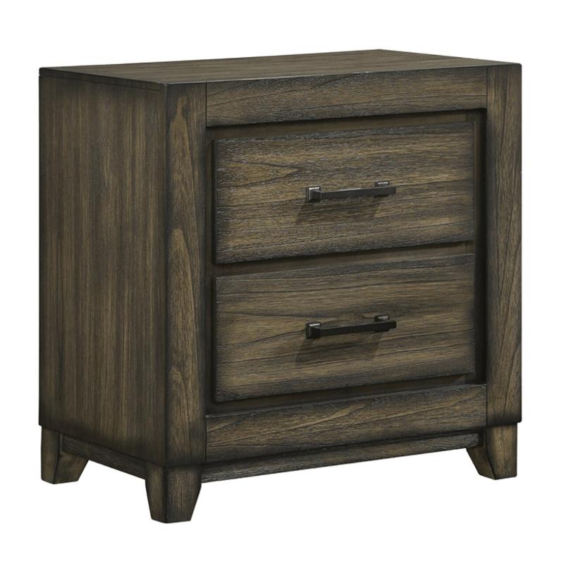 B923-040 New Classic Furniture Ashland - Rustic Brown Nightstand