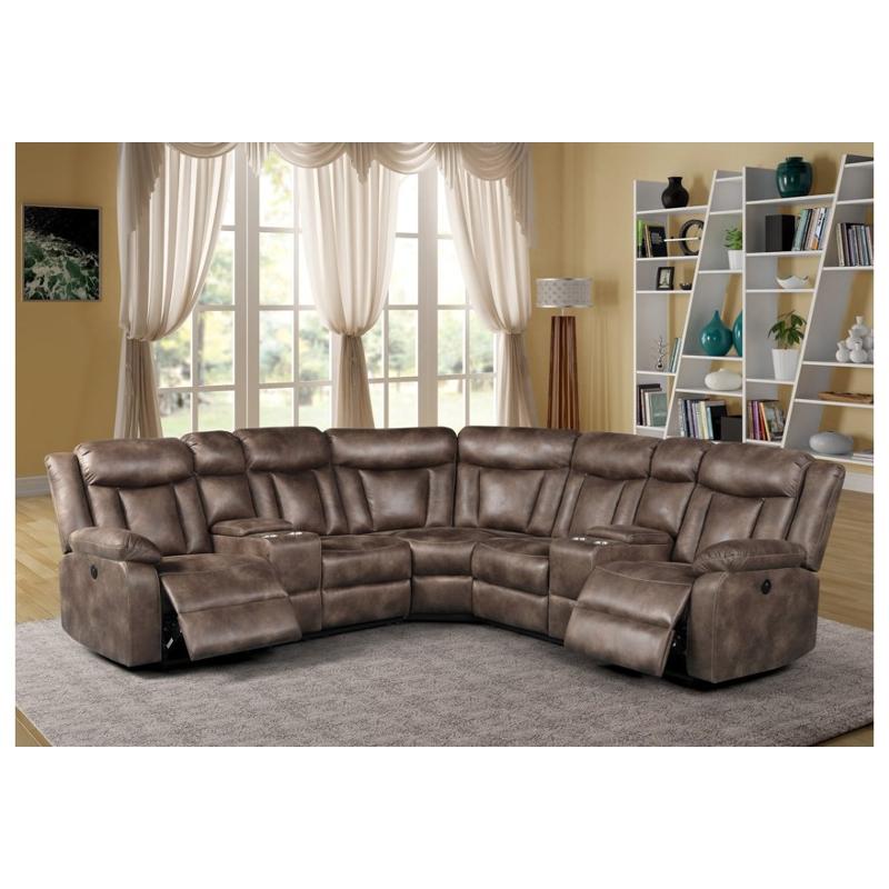 U1702-40-adb New Classic Furniture Stewart Living Room Furniture Sectional