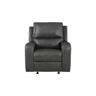 L1721-13-dgr New Classic Furniture Linton - Dark Gray Living Room Furniture Recliner
