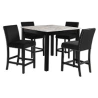 D400-52s-blk New Classic Furniture Celeste Dining Room Furniture Counter Height Table