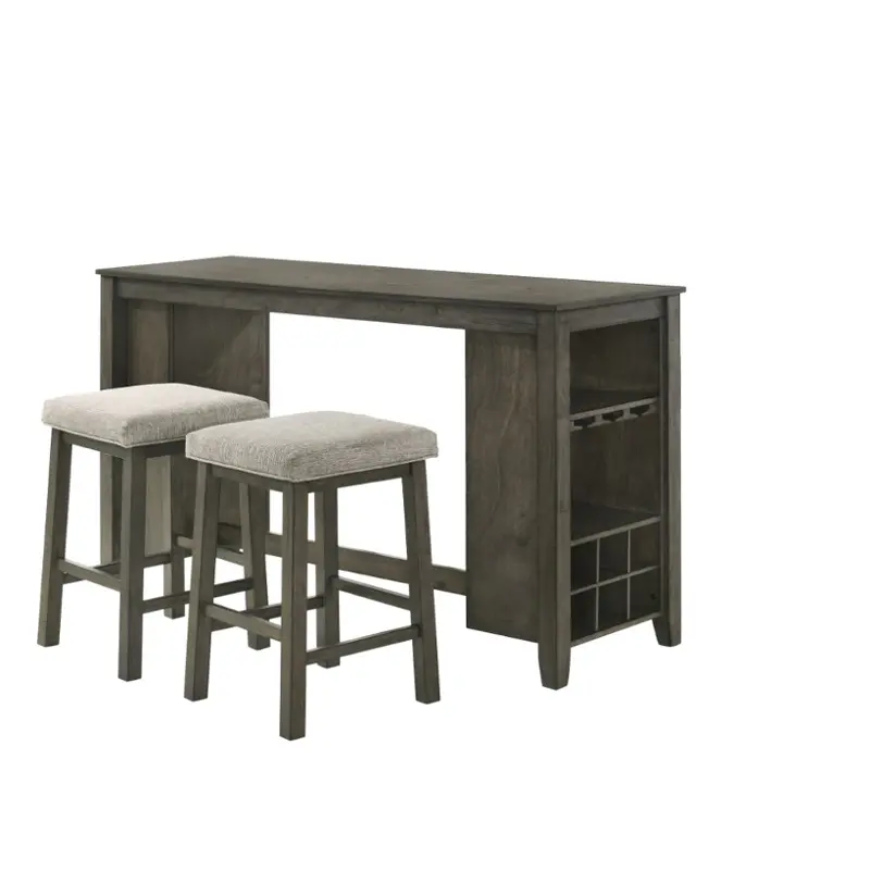 D321-3p New Classic Furniture Churon Dining Room Furniture Bar Height Table