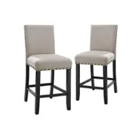 D162-cs-nat New Classic Furniture Crispin Dining Room Furniture Dinette Chair