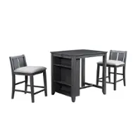 D5773-32-gry New Classic Furniture Heston Dining Room Furniture Counter Height Table