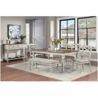 D7553-10 New Classic Furniture Jennifer Dining Room Furniture Dining Table