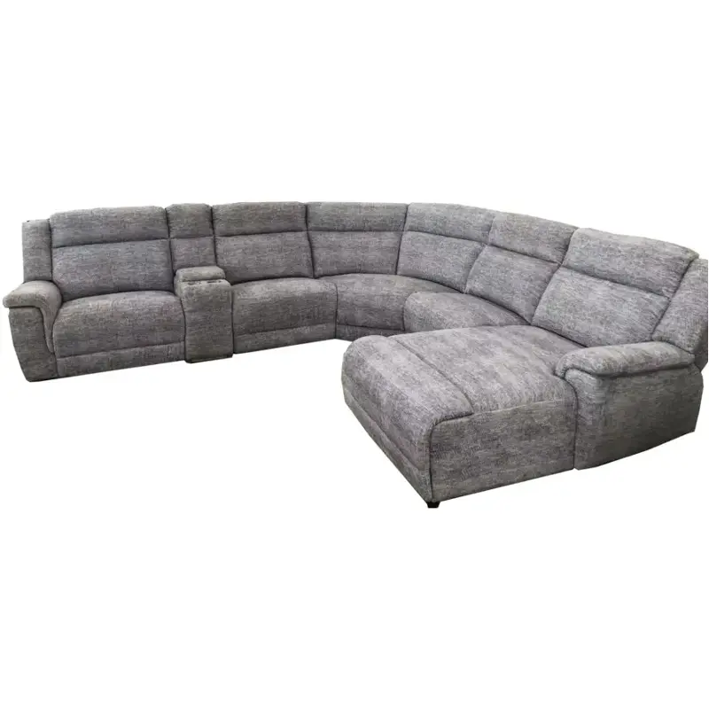 U241s-ac-gry New Classic Furniture Hamilton Living Room Furniture Sectional