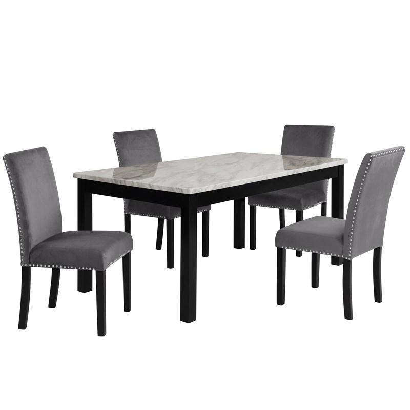 D400-10 New Classic Furniture Celeste 64 Inch Dining Table