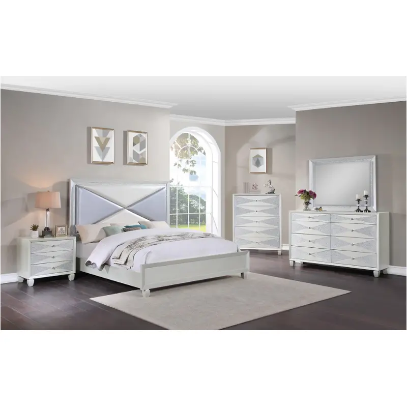 B2021-110-ck New Classic Furniture Harlequin Bedroom Furniture Bed
