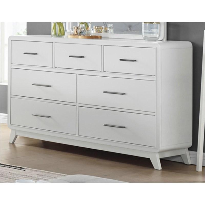 B2057w-050 New Classic Furniture Skylar - Ivory Bedroom Furniture Dresser