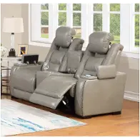L3183-25p2-lgy New Classic Furniture Breckenridge Living Room Furniture Loveseat