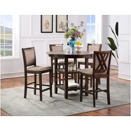 D3651-52s-chy New Classic Furniture Amy Dining Room Furniture Counter Height Table