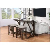 D324-3p-chy New Classic Furniture Bella Dining Room Furniture Counter Height Table