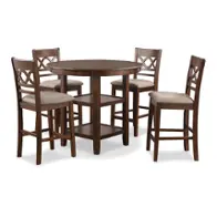D1719-52s-chy New Classic Furniture Cori Dining Room Furniture Counter Height Table