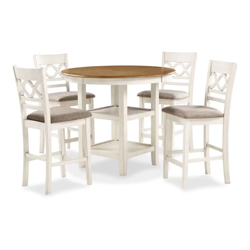 D1719-52s-bsq New Classic Furniture Cori Dining Room Furniture Counter Height Table
