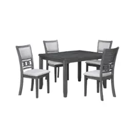 D1701-548-gry New Classic Furniture Gia - Gray Dining Room Furniture Dining Table