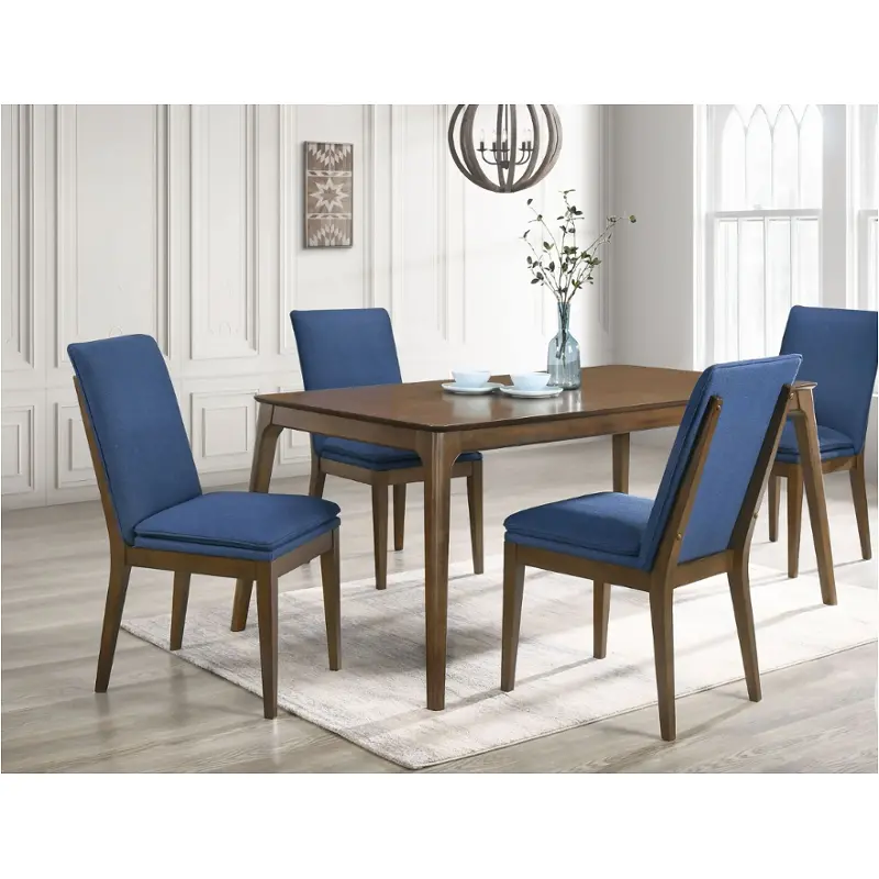 D7185b-10 New Classic Furniture Dining Table-walnut