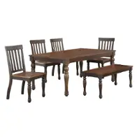 D1010-10 New Classic Furniture Marley Dining Room Furniture Dining Table