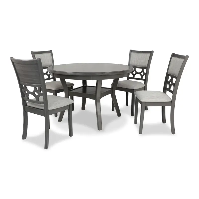 D1763-50s-gry New Classic Furniture Mitchell Dining Room Furniture Dining Table
