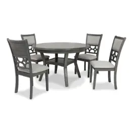 D1763-50s-gry New Classic Furniture Mitchell Dining Room Furniture Dining Table