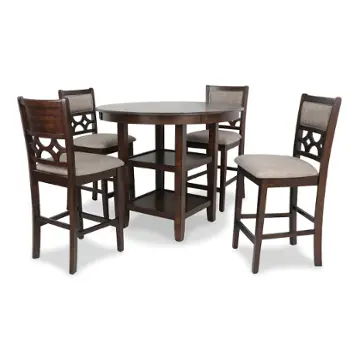 D1763-52s-chy New Classic Furniture Mitchell Dining Room Furniture Counter Height Table