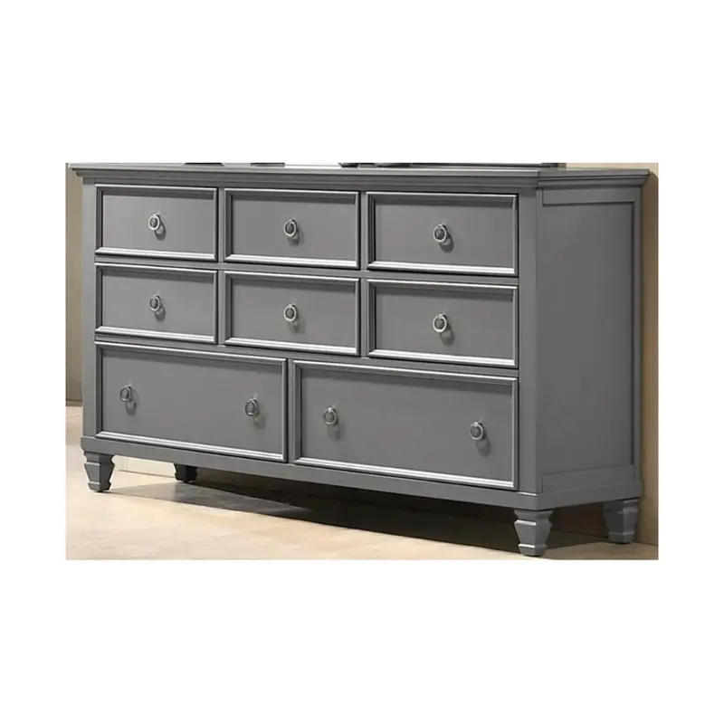 Bb044s-050 New Classic Furniture Tamarack - Gray Bedroom Furniture Dresser